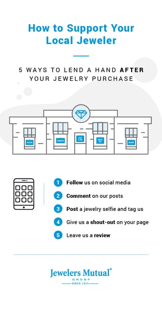 Ways you can support your local jeweler